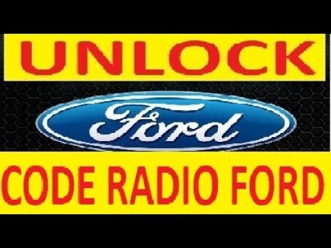 Ford v series radio code free download